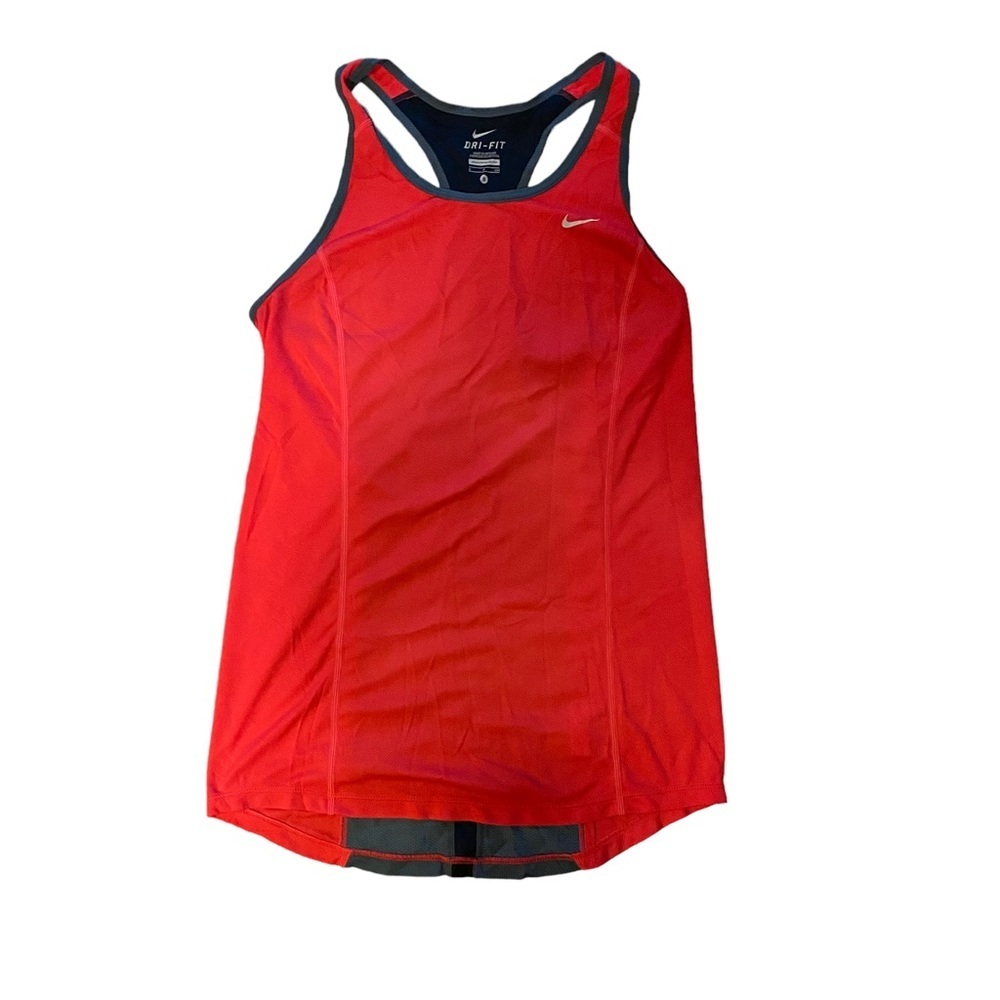 Nike Women's Red Dri-FIT Tank Top